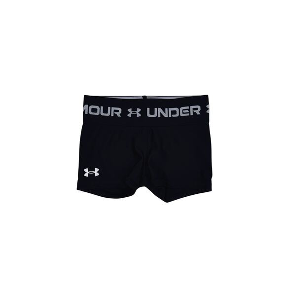 Under Armour Girls Black Shorts - Picture 1 of 3
